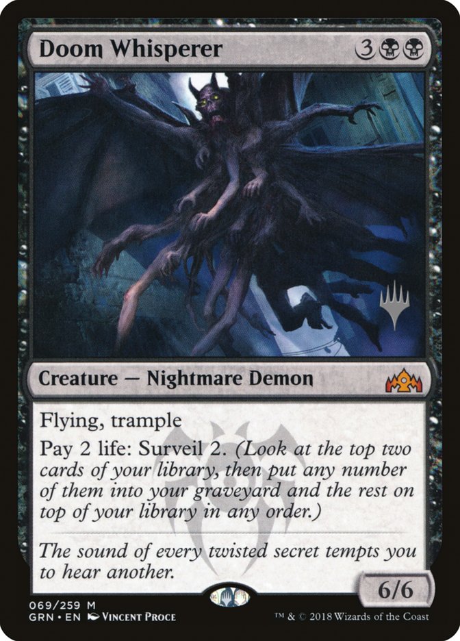 Doom Whisperer (Promo Pack) [Guilds of Ravnica Promos] | Gear Gaming Bentonville