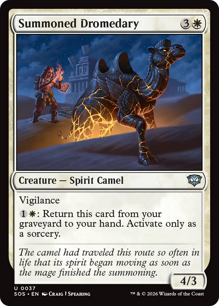 Summoned Dromedary [Secrets of Strixhaven] | Gear Gaming Bentonville