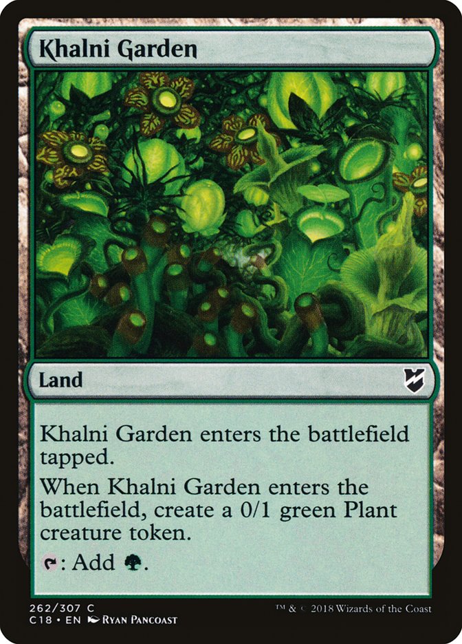 Khalni Garden [Commander 2018] | Gear Gaming Bentonville