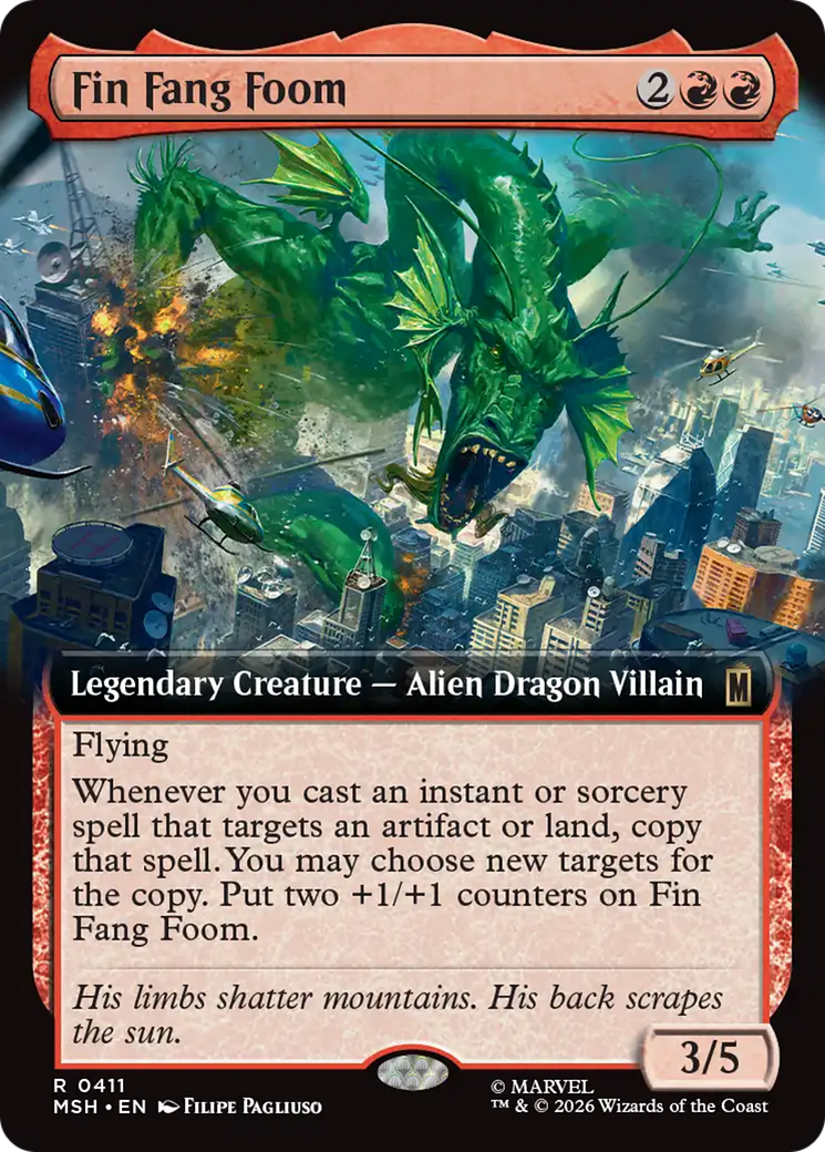 Fin Fang Foom (Extended Art) [Marvel Super Heroes] | Gear Gaming Bentonville