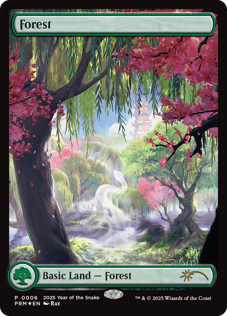 Forest (Year of the Snake 2025) [Standard Showdown Promos] | Gear Gaming Bentonville