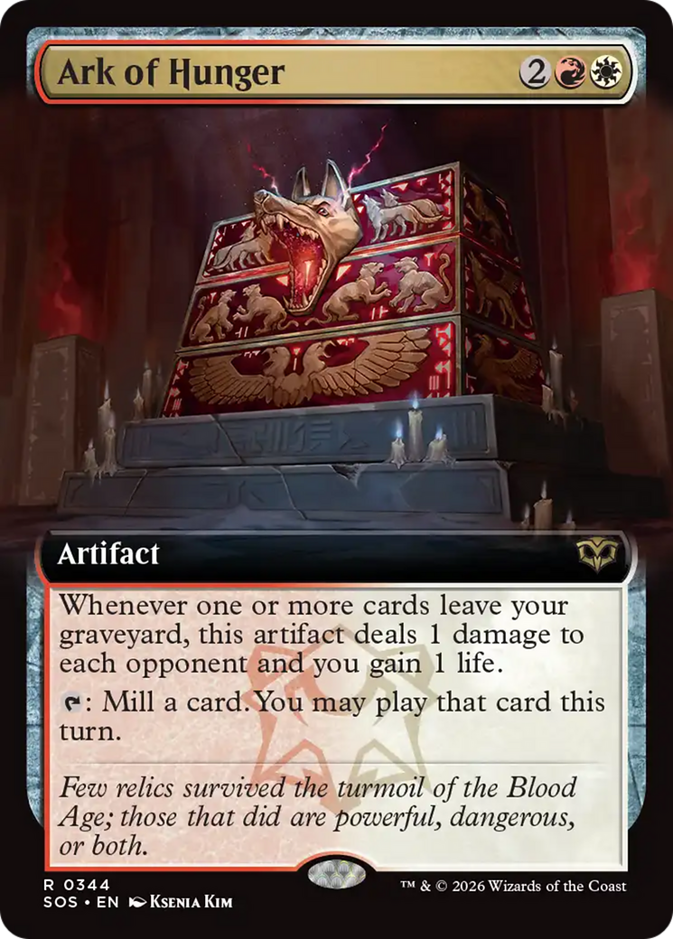 Ark of Hunger (Extended Art) [Secrets of Strixhaven] | Gear Gaming Bentonville