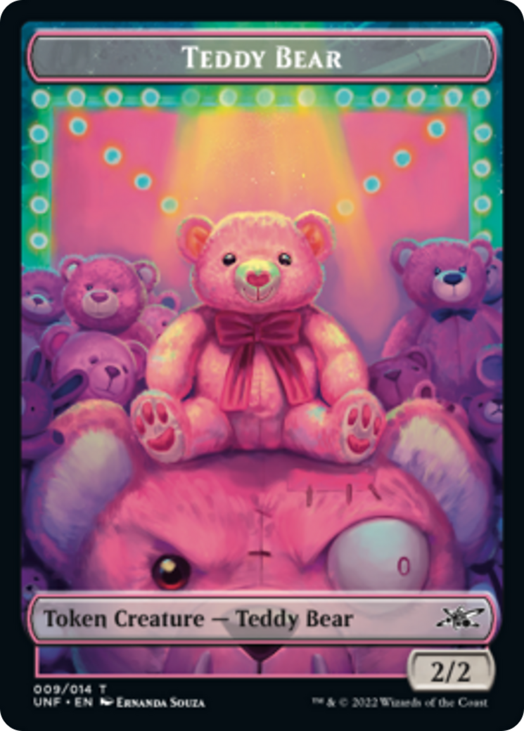 Teddy Bear // Balloon Double-Sided Token [Unfinity Tokens] | Gear Gaming Bentonville