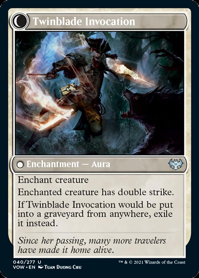 Twinblade Geist // Twinblade Invocation [Innistrad: Crimson Vow] | Gear Gaming Bentonville