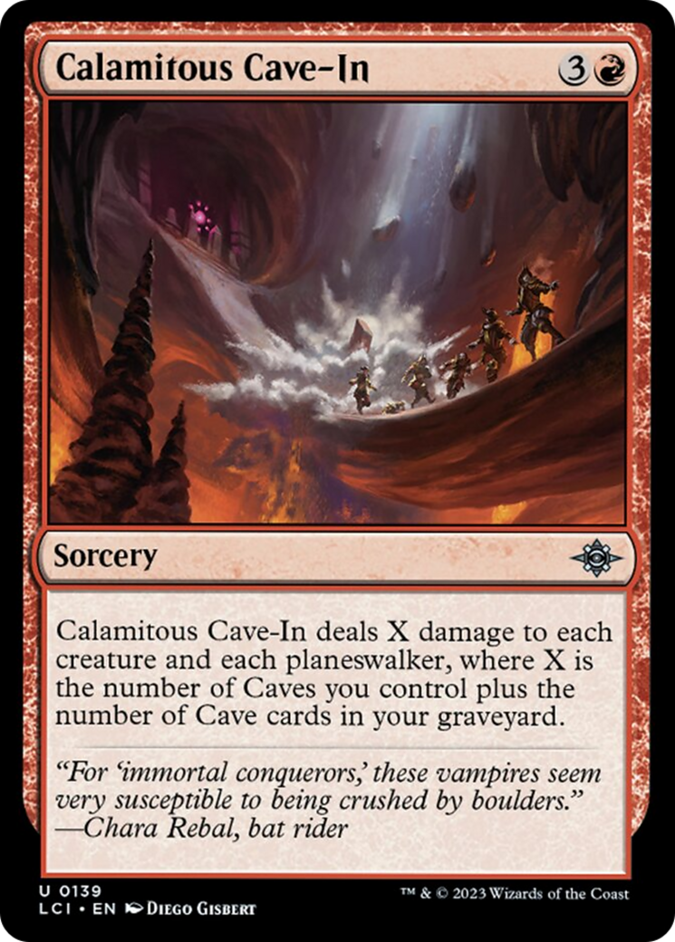 Calamitous Cave-In [The Lost Caverns of Ixalan] | Gear Gaming Bentonville