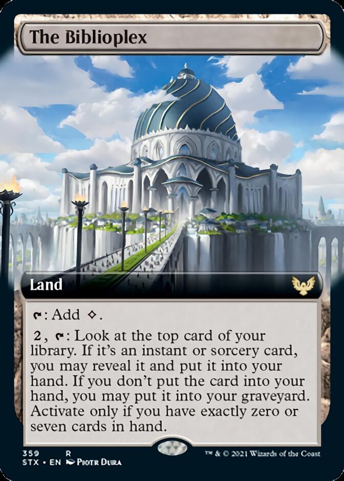 The Biblioplex (Extended Art) [Strixhaven: School of Mages] | Gear Gaming Bentonville