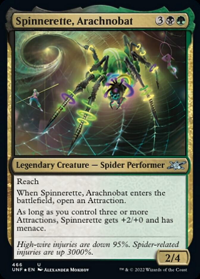 Spinnerette, Arachnobat (Galaxy Foil) [Unfinity] | Gear Gaming Bentonville