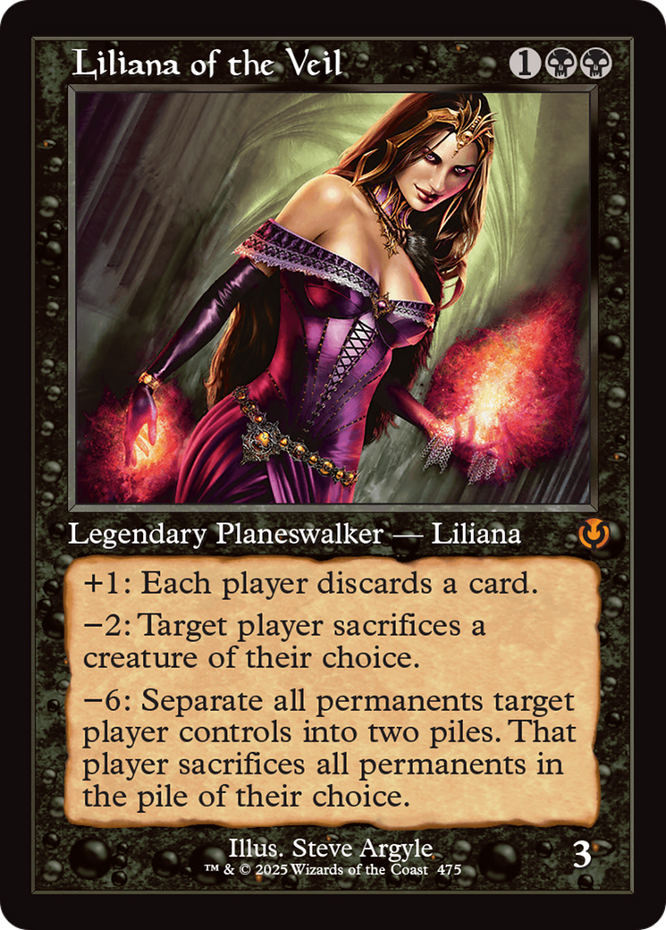 Liliana of the Veil (Retro Frame) [Innistrad Remastered] | Gear Gaming Bentonville