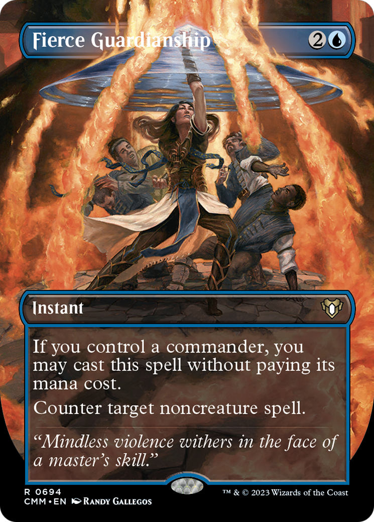 Fierce Guardianship (Borderless Alternate Art) [Commander Masters] | Gear Gaming Bentonville