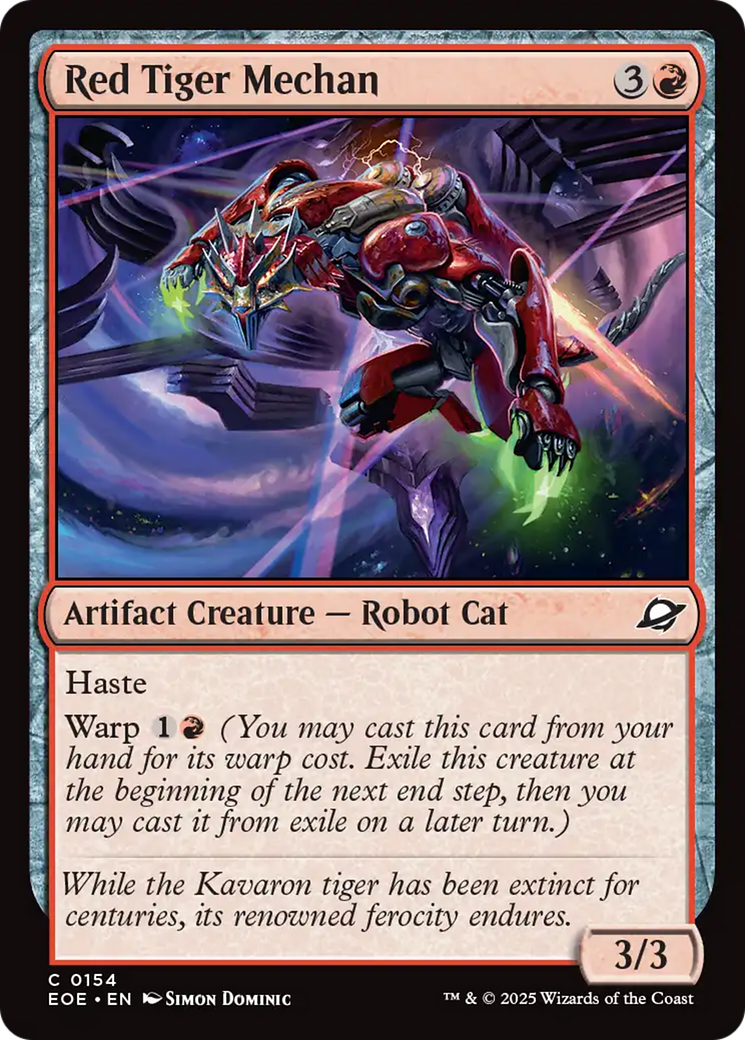 Red Tiger Mechan [Edge of Eternities] | Gear Gaming Bentonville