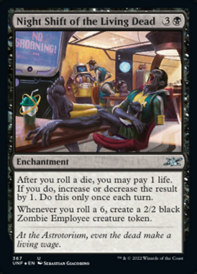Night Shift of the Living Dead (Galaxy Foil) [Unfinity] | Gear Gaming Bentonville