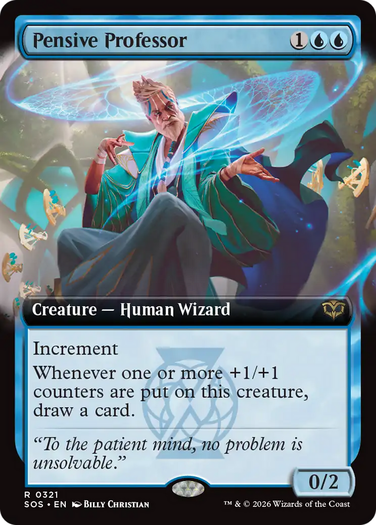 Pensive Professor (Extended Art) [Secrets of Strixhaven] | Gear Gaming Bentonville