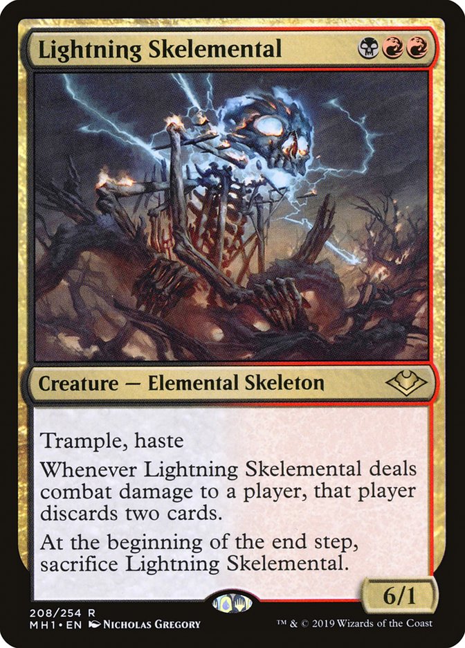 Lightning Skelemental [Modern Horizons] | Gear Gaming Bentonville