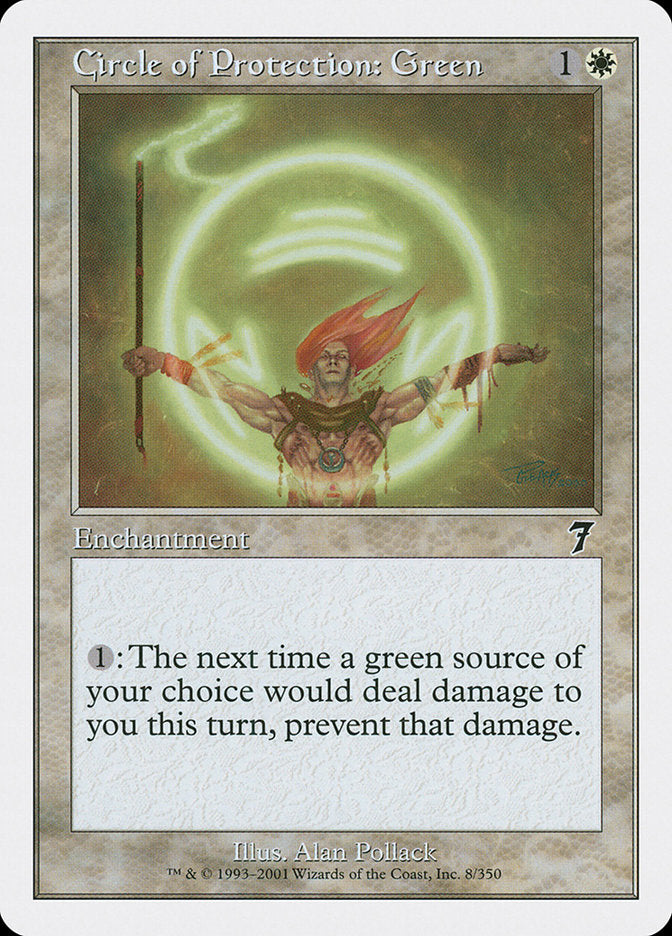 Circle of Protection: Green [Seventh Edition] | Gear Gaming Bentonville