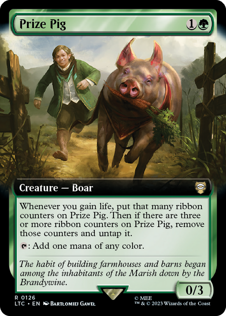 Prize Pig (Extended Art) [The Lord of the Rings: Tales of Middle-Earth Commander] | Gear Gaming Bentonville