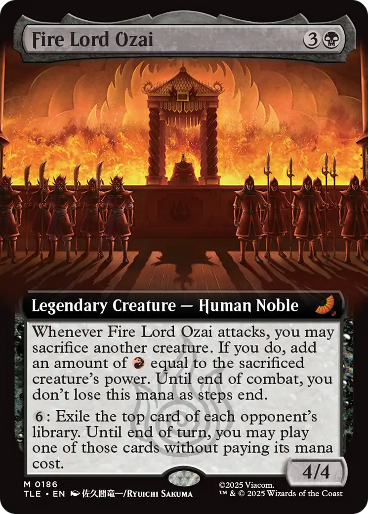 Fire Lord Ozai (Extended Art) [Avatar: The Last Airbender: Eternal-Legal] | Gear Gaming Bentonville