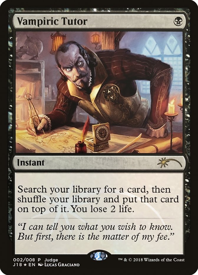 Vampiric Tutor [Judge Gift Cards 2018] | Gear Gaming Bentonville