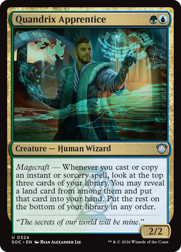 Quandrix Apprentice [Secrets of Strixhaven Commander] | Gear Gaming Bentonville