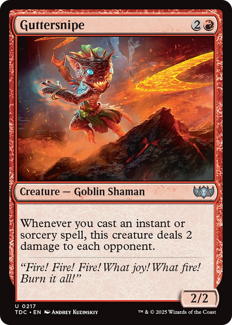 Guttersnipe [Tarkir: Dragonstorm Commander] | Gear Gaming Bentonville