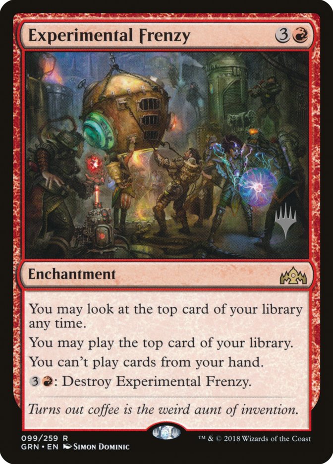 Experimental Frenzy (Promo Pack) [Guilds of Ravnica Promos] | Gear Gaming Bentonville