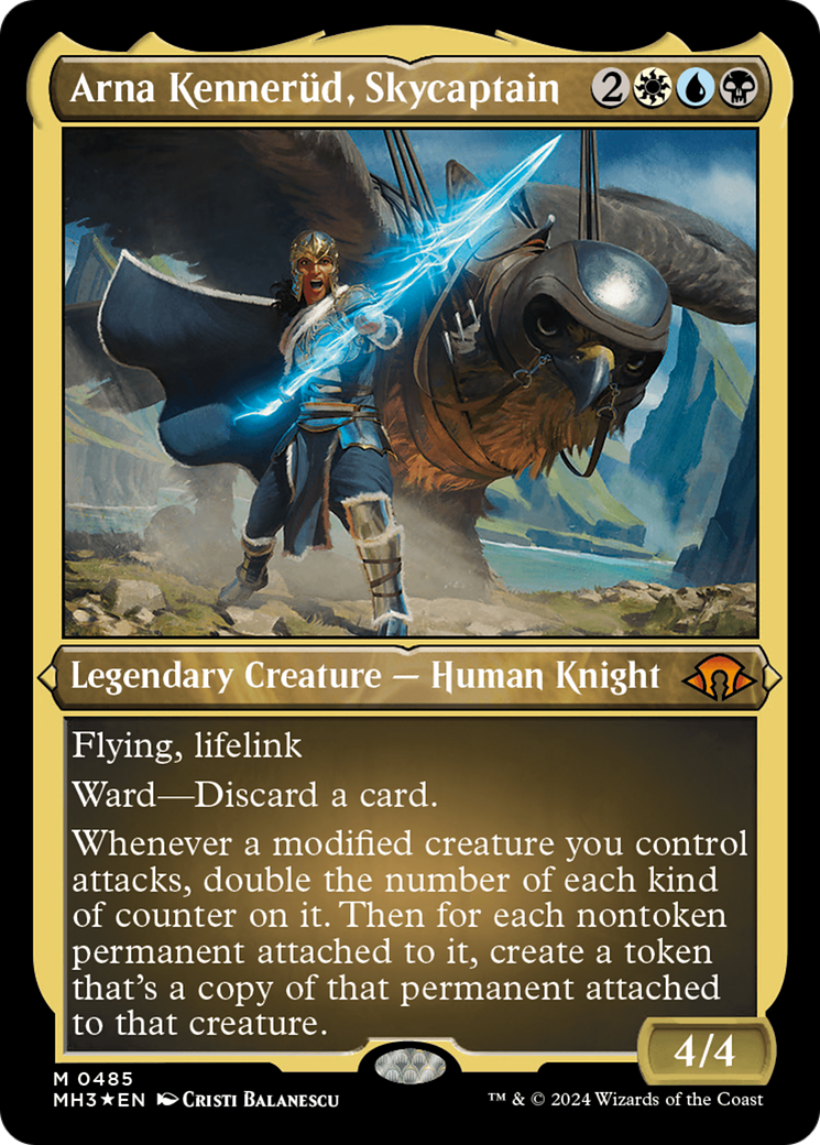 Arna Kennerud, Skycaptain (Foil Etched) [Modern Horizons 3] | Gear Gaming Bentonville