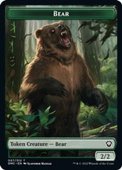 Kavu // Bear Double-Sided Token [Dominaria United Commander Tokens] | Gear Gaming Bentonville