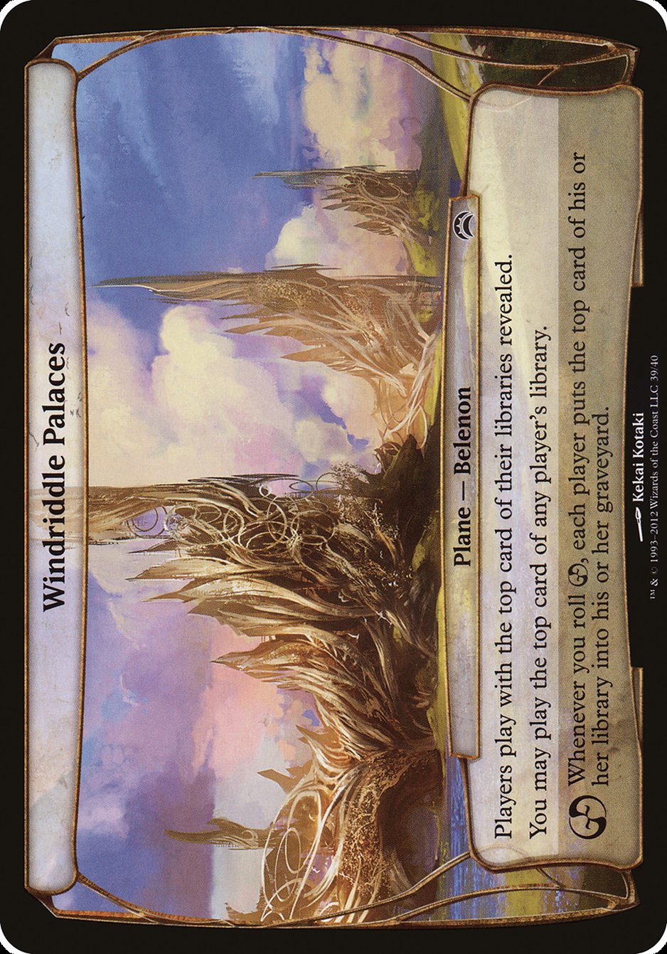 Windriddle Palaces (Planes) [Planechase 2012 Planes] | Gear Gaming Bentonville