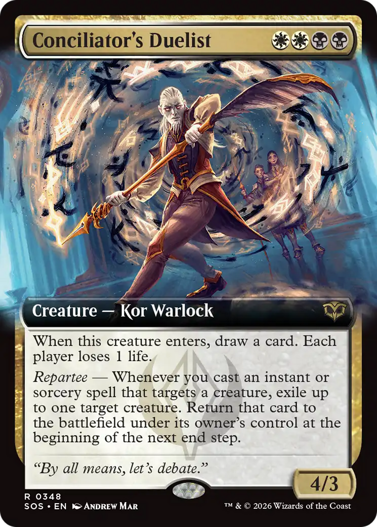 Conciliator's Duelist (Extended Art) [Secrets of Strixhaven] | Gear Gaming Bentonville