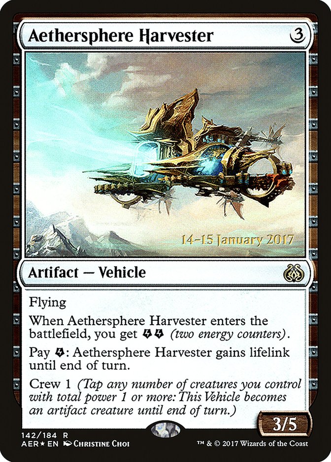 Aethersphere Harvester [Aether Revolt Prerelease Promos] | Gear Gaming Bentonville