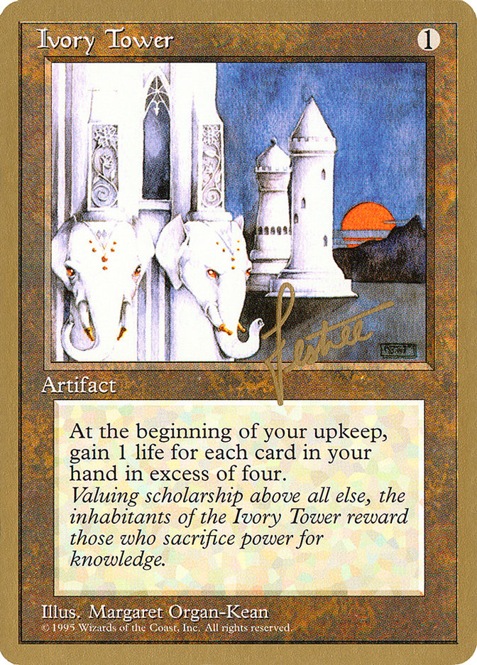 Ivory Tower (Bertrand Lestree) [Pro Tour Collector Set] | Gear Gaming Bentonville