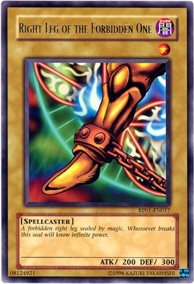 Right Leg of the Forbidden One [RP01-EN017] Rare | Gear Gaming Bentonville