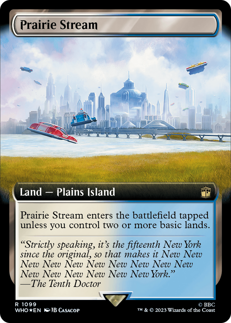 Prairie Stream (Extended Art) (Surge Foil) [Doctor Who] | Gear Gaming Bentonville