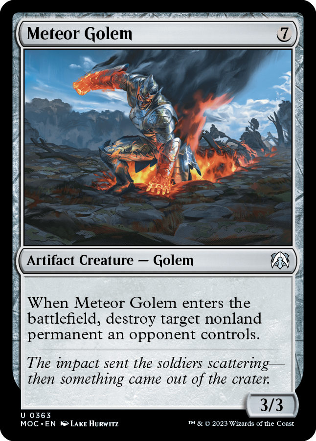 Meteor Golem [March of the Machine Commander] | Gear Gaming Bentonville