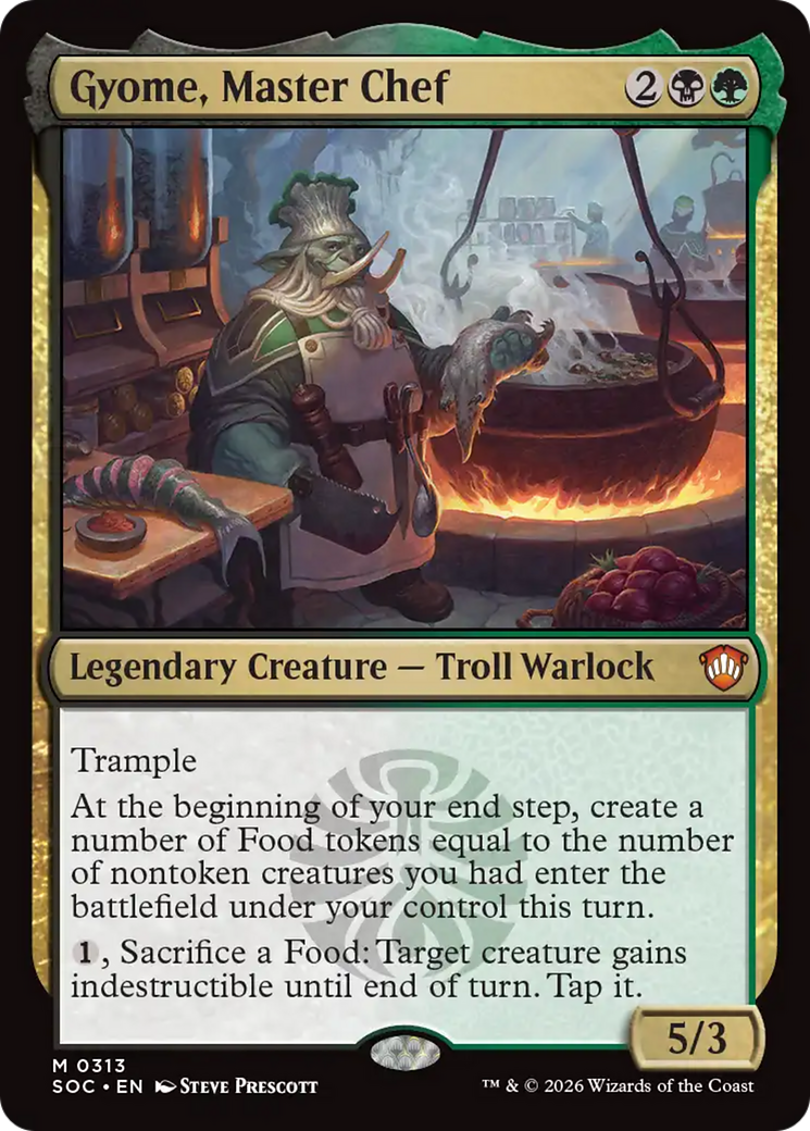 Gyome, Master Chef [Secrets of Strixhaven Commander] | Gear Gaming Bentonville