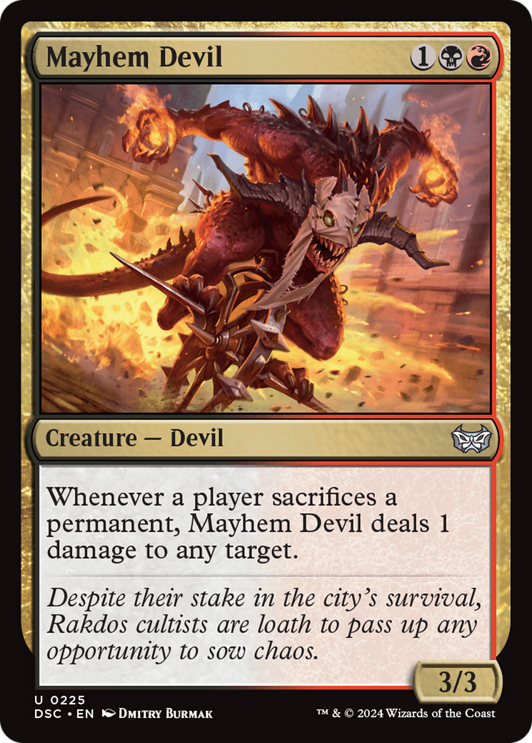 Mayhem Devil [Duskmourn: House of Horror Commander] | Gear Gaming Bentonville