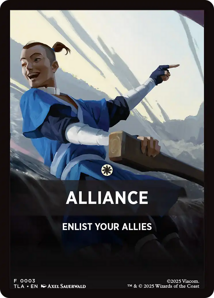 Alliance Theme Card [Avatar: The Last Airbender Tokens] | Gear Gaming Bentonville