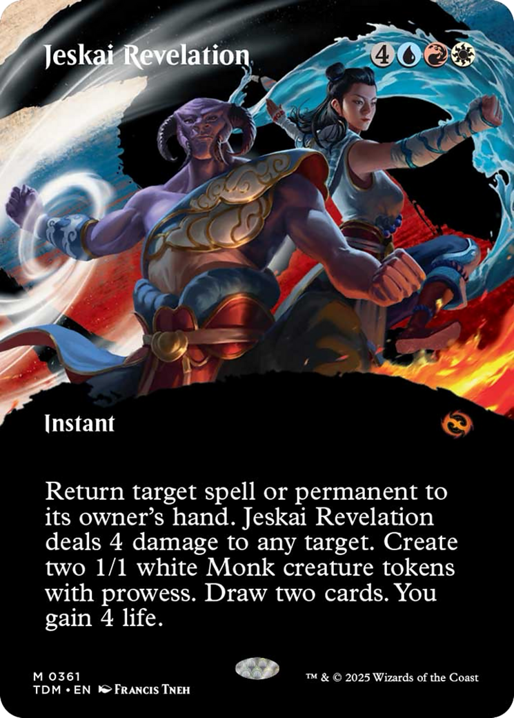 Jeskai Revelation (Borderless) [Tarkir: Dragonstorm] | Gear Gaming Bentonville