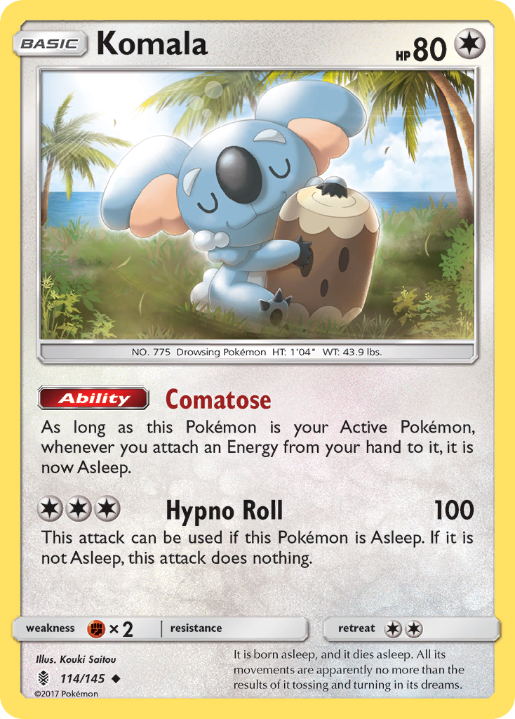 Komala (114/145) [Sun & Moon: Guardians Rising] | Gear Gaming Bentonville