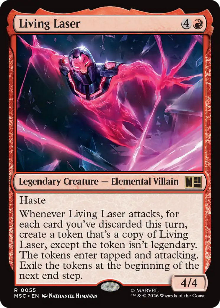 Living Laser (Surge Foil) [Marvel Super Heroes Commander] | Gear Gaming Bentonville