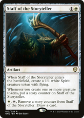 Staff of the Storyteller [Phyrexia: All Will Be One Commander] | Gear Gaming Bentonville