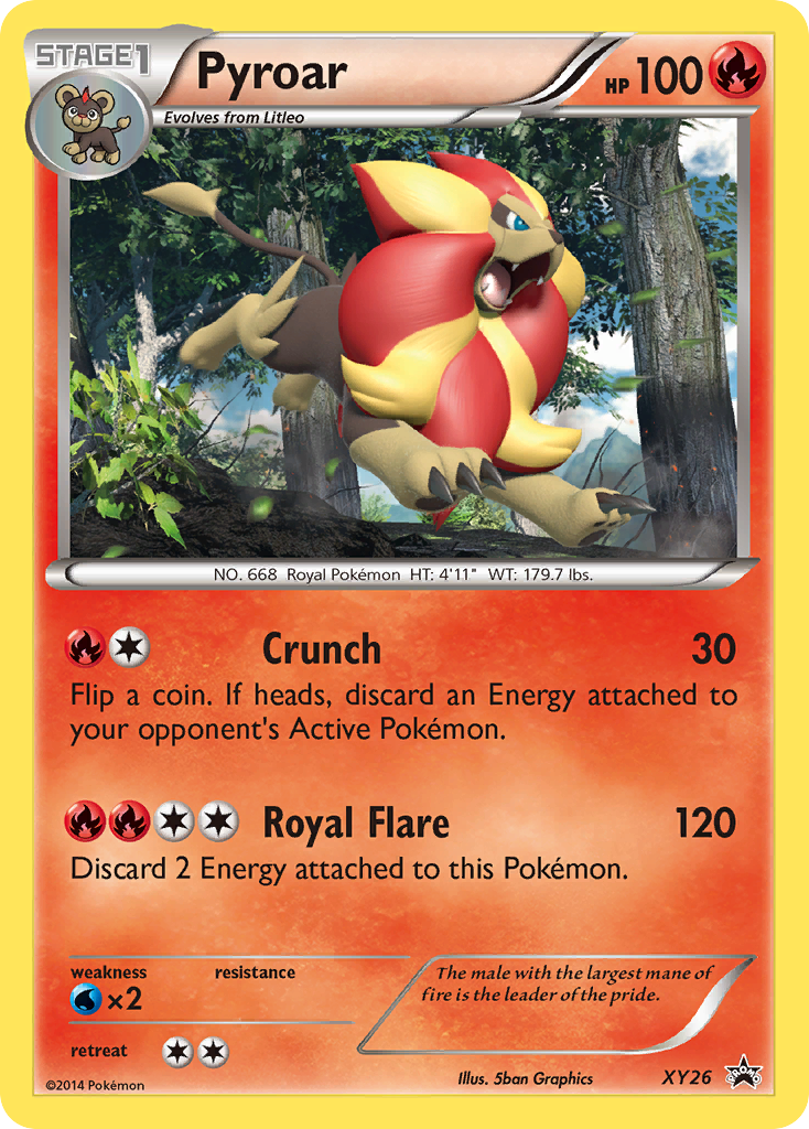 Pyroar (XY26) [XY: Black Star Promos] | Gear Gaming Bentonville