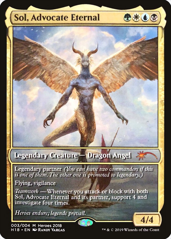 Sol, Advocate Eternal [Heroes of the Realm 2018] | Gear Gaming Bentonville