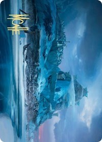 Port of Karfell Art Card (Gold-Stamped Signature) [Kaldheim Art Series] | Gear Gaming Bentonville