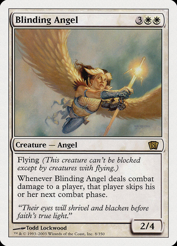 Blinding Angel (8th Edition) [Oversize Cards] | Gear Gaming Bentonville