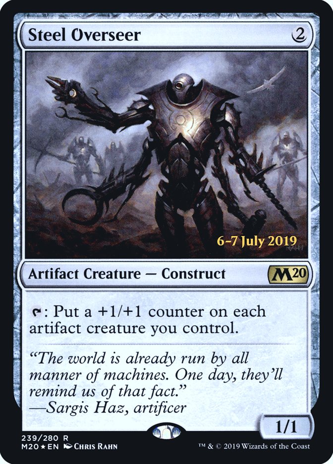 Steel Overseer [Core Set 2020 Prerelease Promos] | Gear Gaming Bentonville