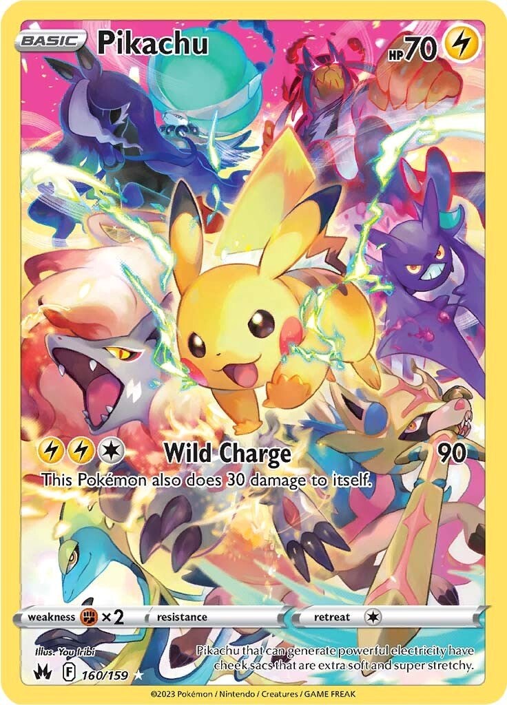 Pikachu (160/159) (Secret) [Sword & Shield: Crown Zenith] | Gear Gaming Bentonville