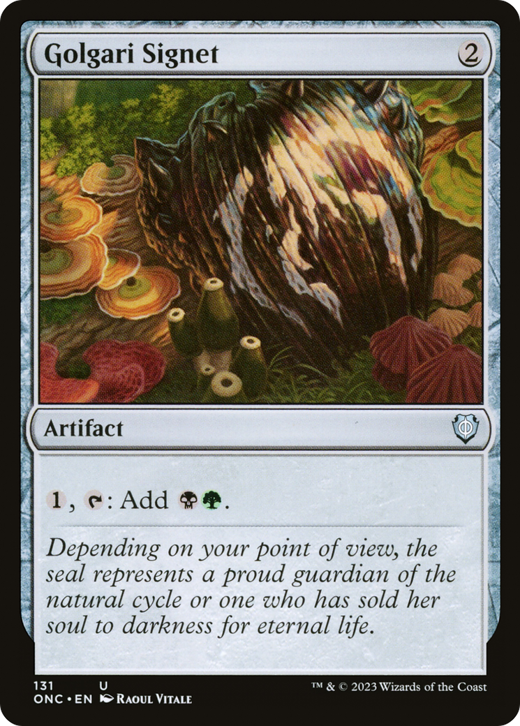 Golgari Signet [Phyrexia: All Will Be One Commander] | Gear Gaming Bentonville