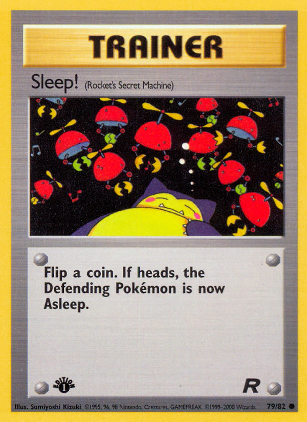 Sleep! (79/82) [Team Rocket 1st Edition] | Gear Gaming Bentonville