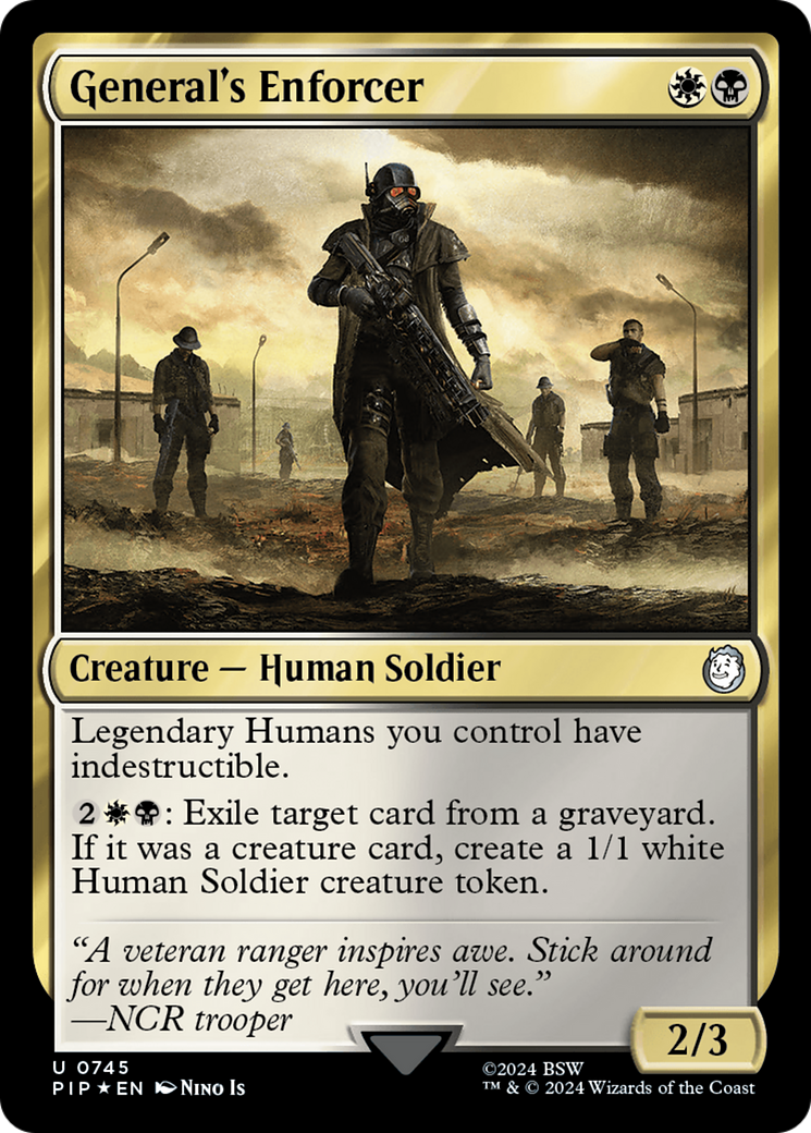 General's Enforcer (Surge Foil) [Fallout] | Gear Gaming Bentonville