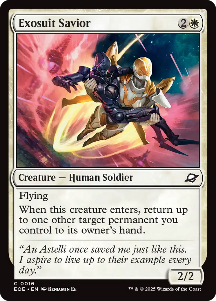 Exosuit Savior [Edge of Eternities] | Gear Gaming Bentonville